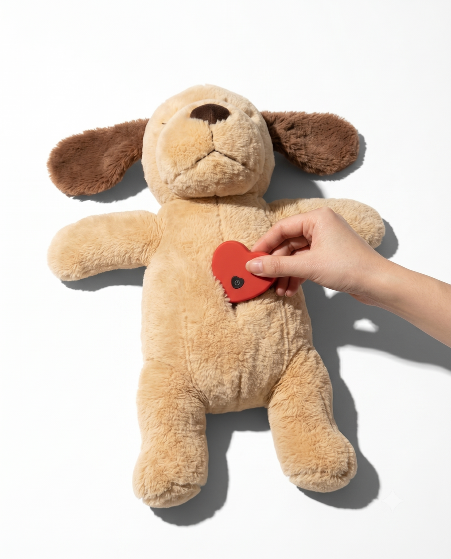 Utilisation de la peluche PurePaws